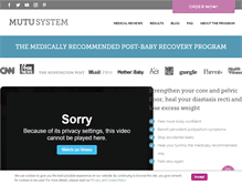 Tablet Screenshot of mutusystem.com